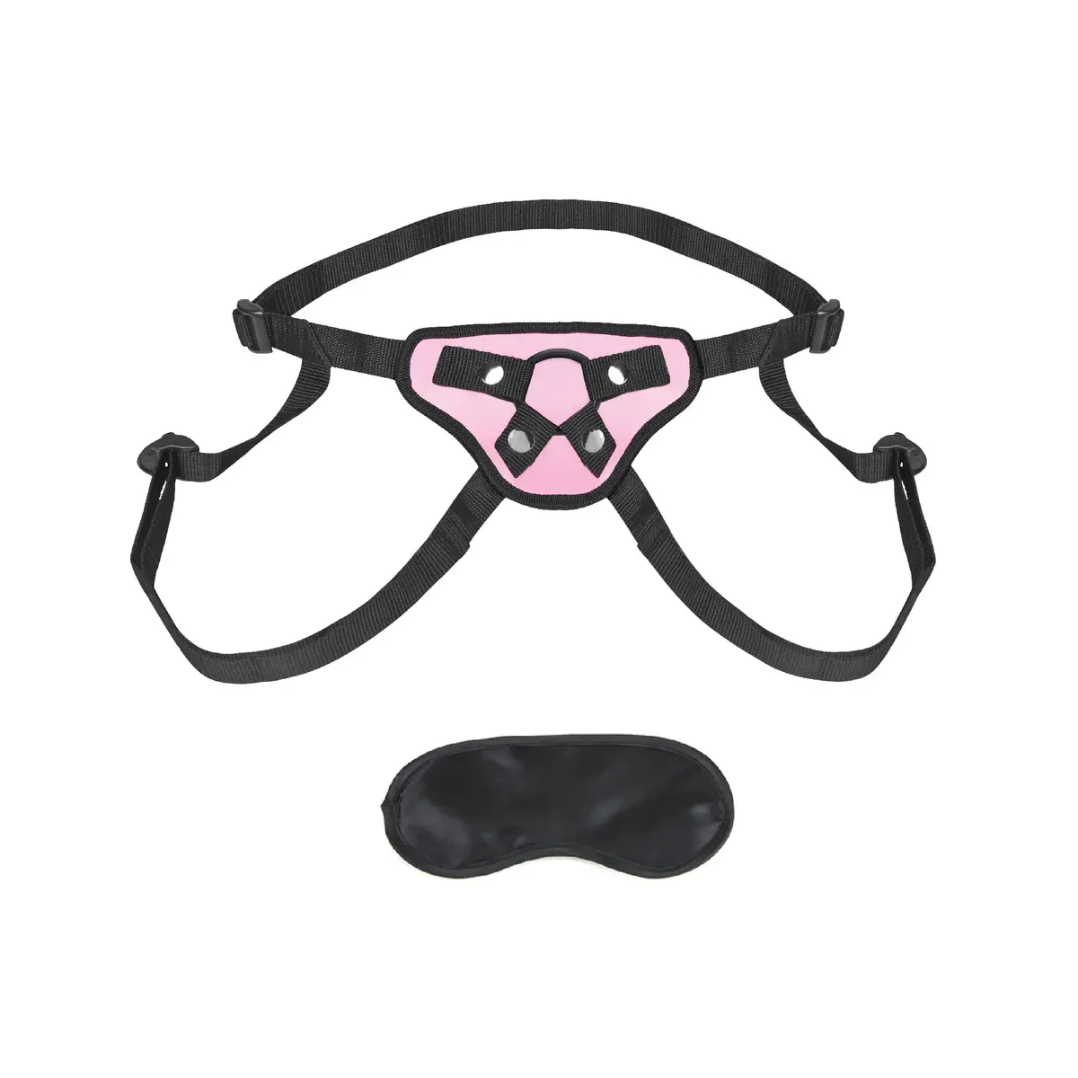 Lux Fetish Pretty In Pink Strap-On Harness 2