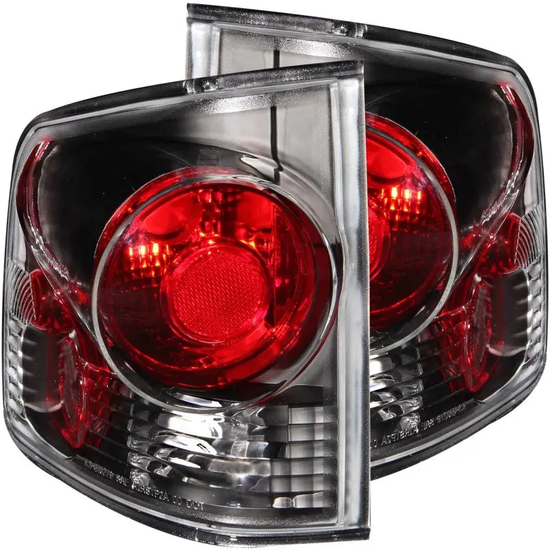 Anzo 1995-2005 Chevrolet S-10 Taillights Black 3D Style 1