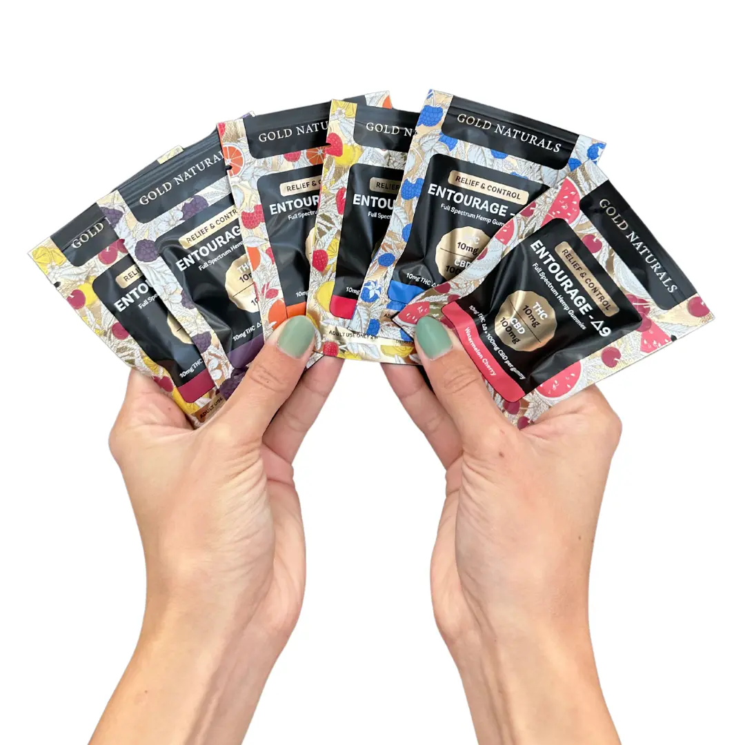 Gold Naturals Δ9 Sample Gummies 6-Pack 1
