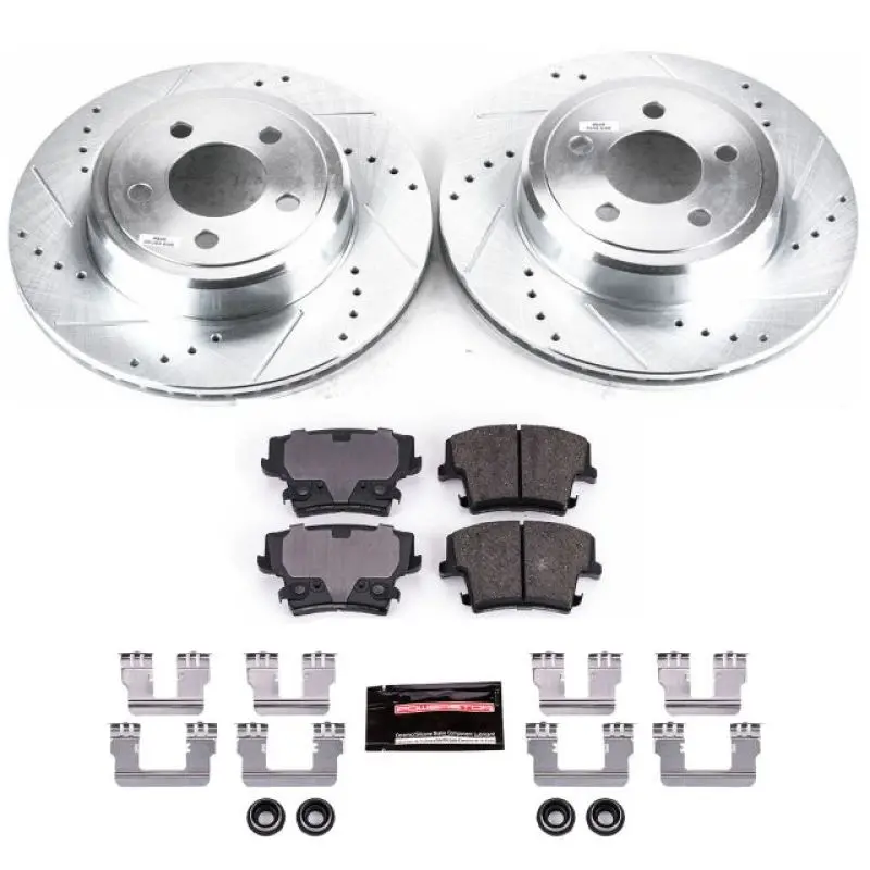 Power Stop 05-19 Chrysler 300 Rear Z23 Evolution Sport Brake Kit 1
