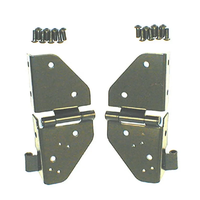 Rugged Ridge 76-86 Jeep Cj / 87-95 Jeep Wrangler Yj Black Windshield Hinges 1