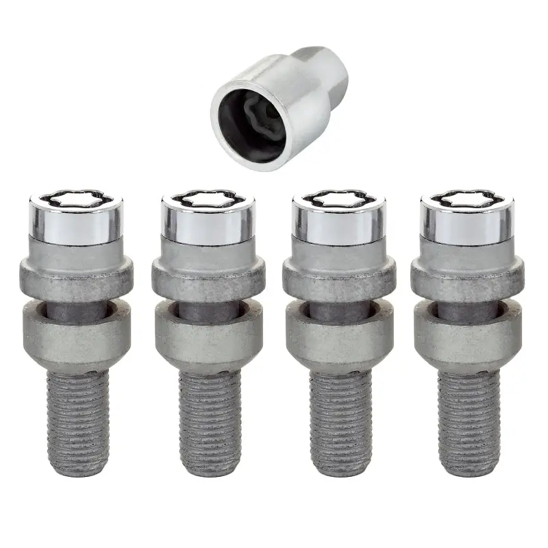 Mcgard Wheel Lock Bolt Set - 4Pk. (Radius Seat) M14x1.5 / 17Mm Hex / 28.2Mm Shank Length - Chrome 1