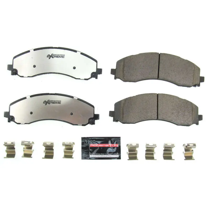 Power Stop 2019 Ram 2500 Front Z36 Truck & Tow Brake Pads W/Hardware 1