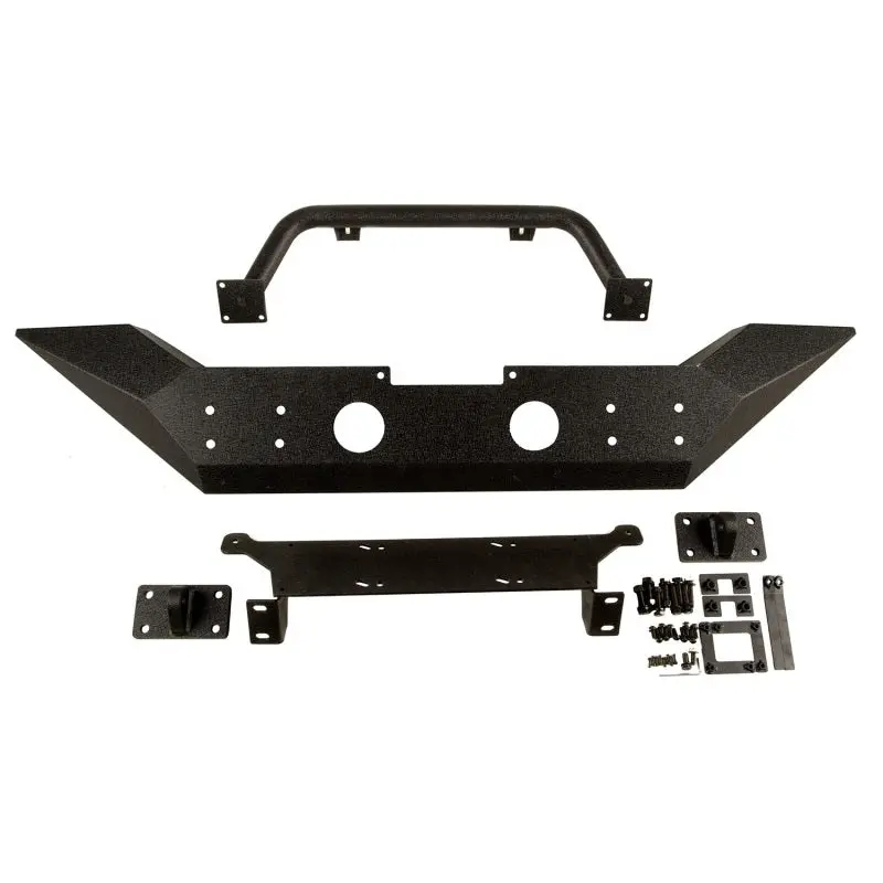 Rugged Ridge Spartan Front Bumper Hce W/Overrider 07-18 Jeep Wrangler Jk 1