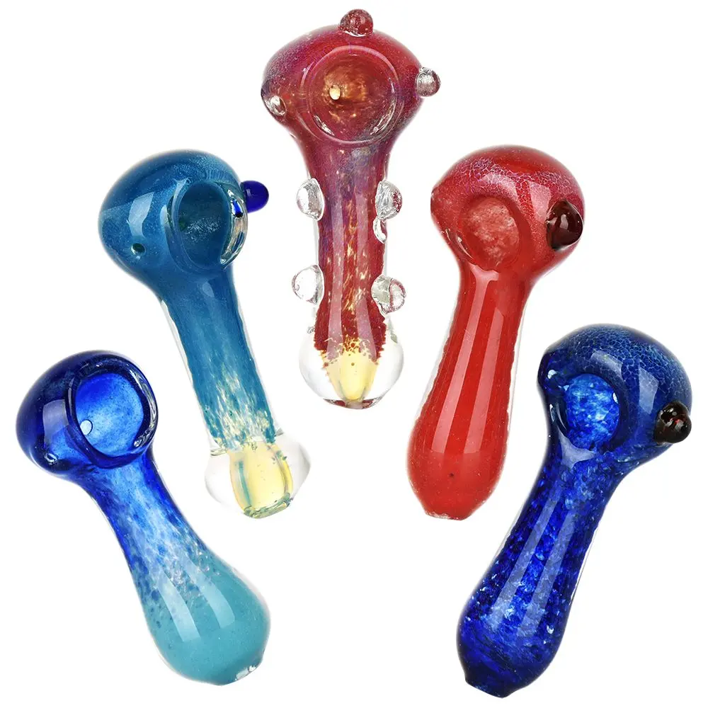 20Ct Bundle - Mojo Magic Assortment Glass Spoon Pipes - 3.5" 1