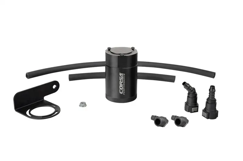 Corsa 2019-2024 Silverado/Sierra & 2021-2024 Tahoe/Suburban/Yukon/Denali Aluminum Oil Catch Can 1