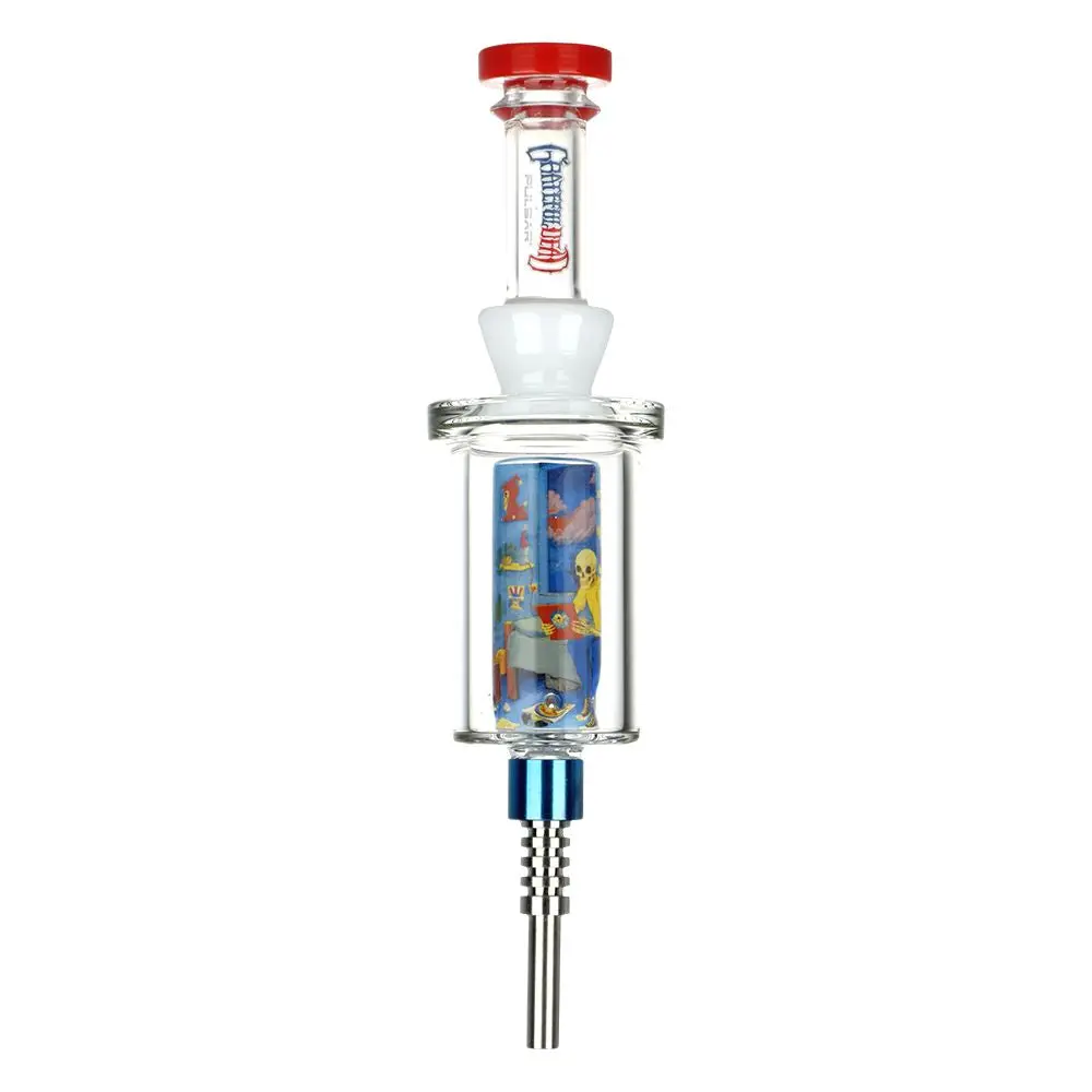 Grateful Dead X Pulsar Inside Print Vapor Vessel & Syf Dab Dish - 9.25" / Deadhead Dorm 2