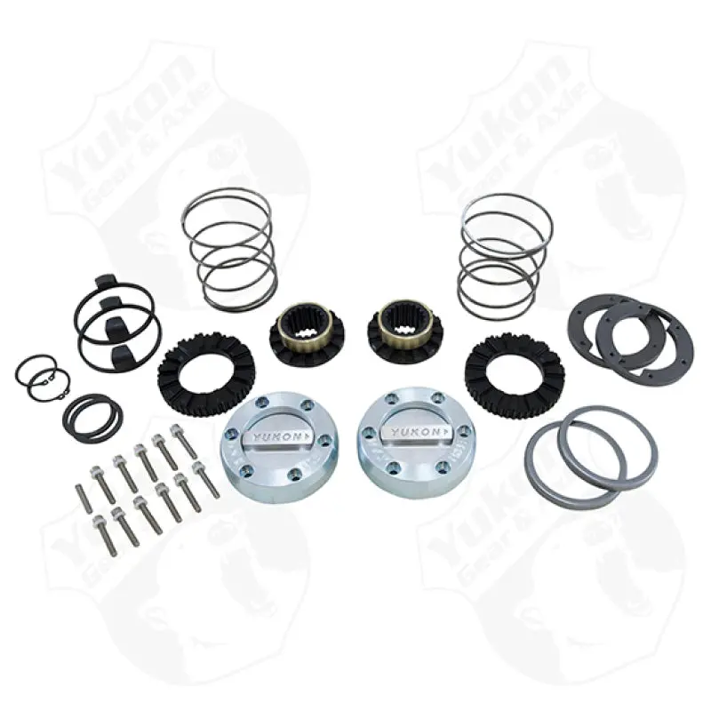 Yukon Gear Hardcore Locking Hub Set For Dana 44 / Gm & Ford 1/2 & 3/4 Ton / 19 Spline 1