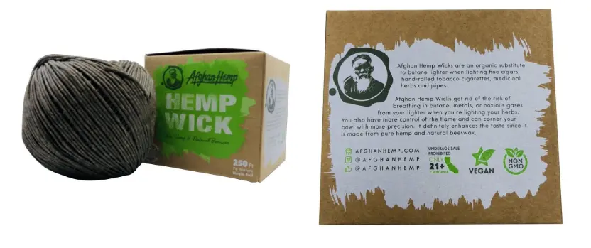 Afghan Hemp - Hemp Wick (250Ft) 1