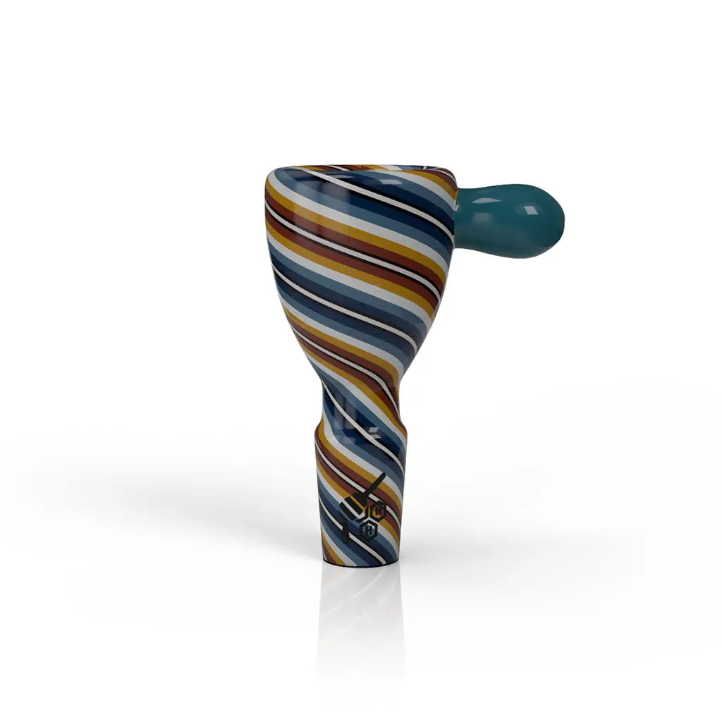 Wig Wag Stripped Bong Bowl Pieces 1