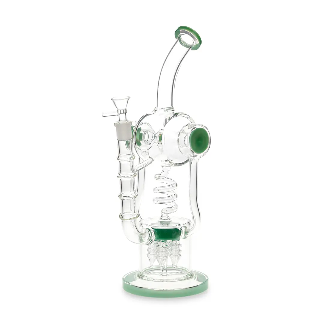 Hb King 15" Ear Phones Spiral Water Pipe 3
