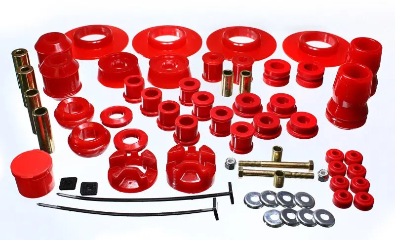 Energy Suspension 01-05 Chrysler Pt Cruiser Fwd Red Hyper-Flex Master Bushing Set 1
