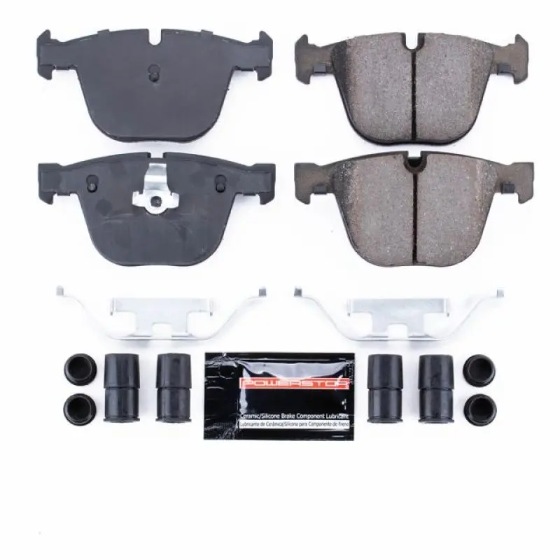 Power Stop 07-18 Bmw X5 Rear Z23 Evolution Sport Brake Pads W/Hardware 1