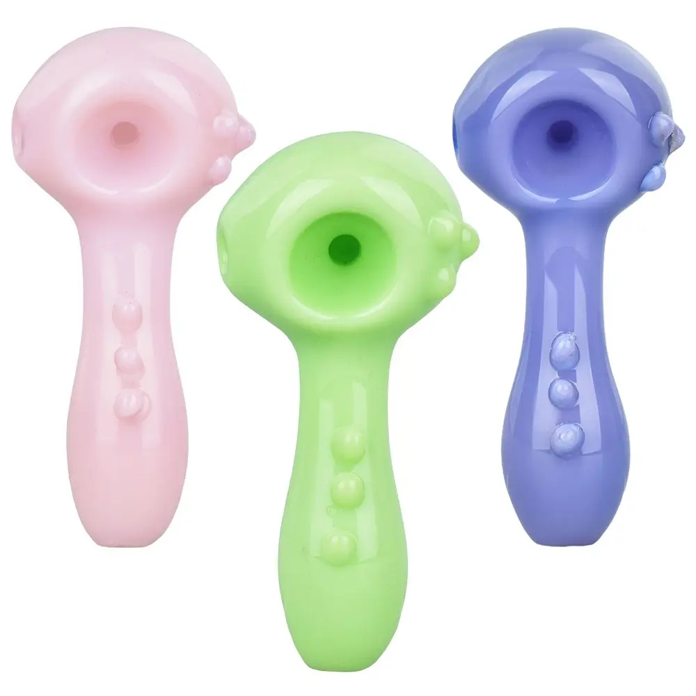 Li'l Cutie Knobby Spoon Pipe - 3.25" / Colors Vary 1