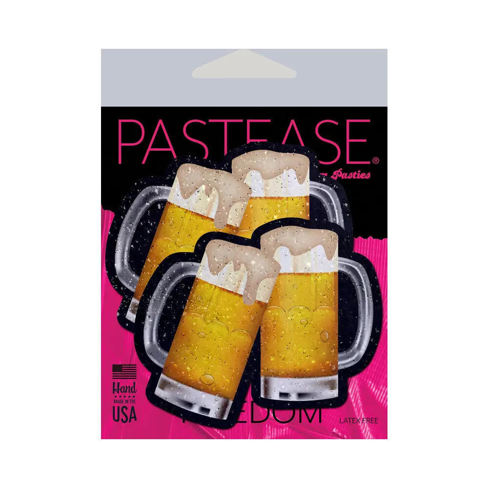 Pastease Clinking Beer Mug Nipple Pasties 1