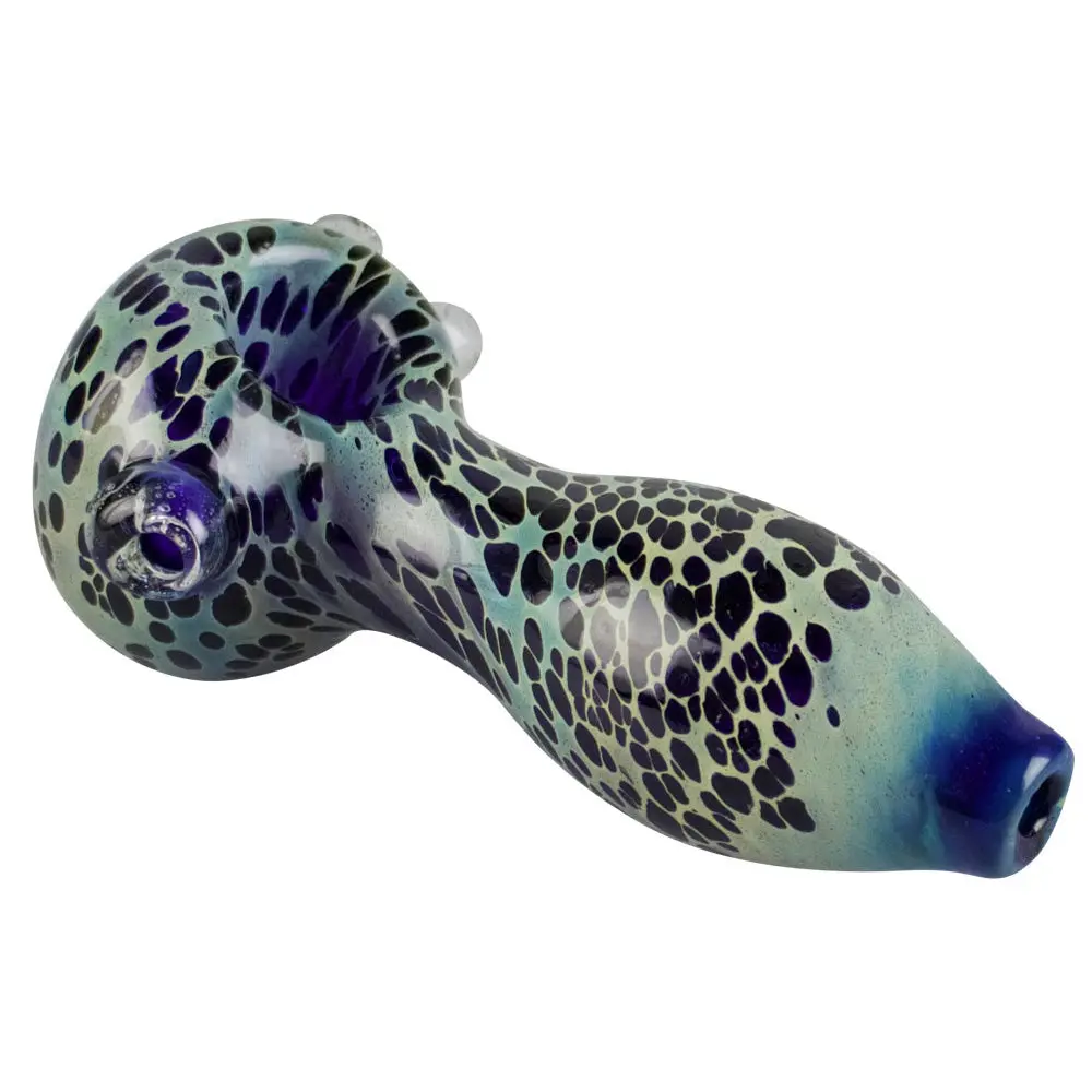 Color Spotted Glass Hand Pipe 1