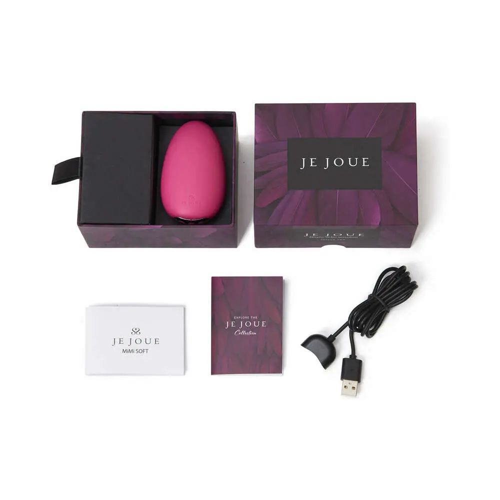 Je Joue Mimi Soft Rechargeable Silicone Clitoral Vibrator Fuchsia 2