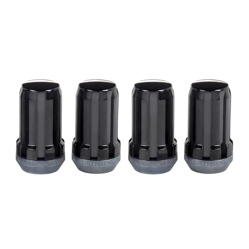 Mcgard Splinedrive Lug Nut (Cone Seat) M14x1.5 / 1.648In. Length (4-Pack) - Black (Req. Tool) 1