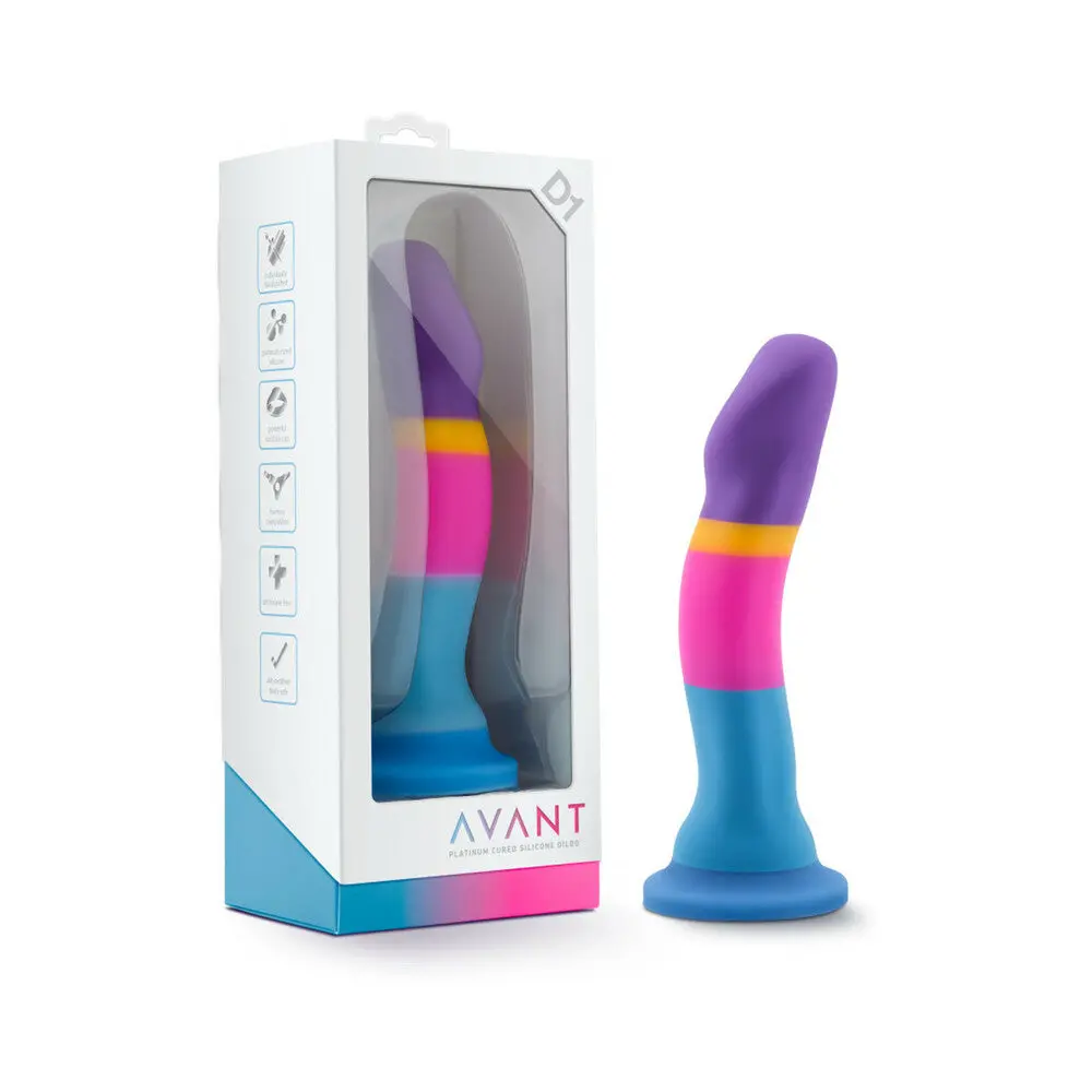 Avant D1 Hot 'N' Cool 7.5 In. Silicone Dildo 1