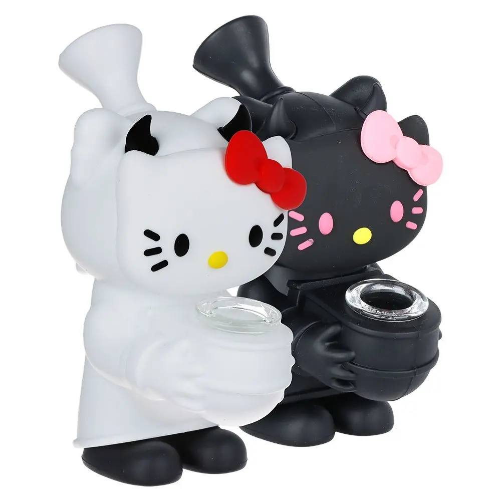 Hello Kitty Silicone Bubbler - 5.5 1