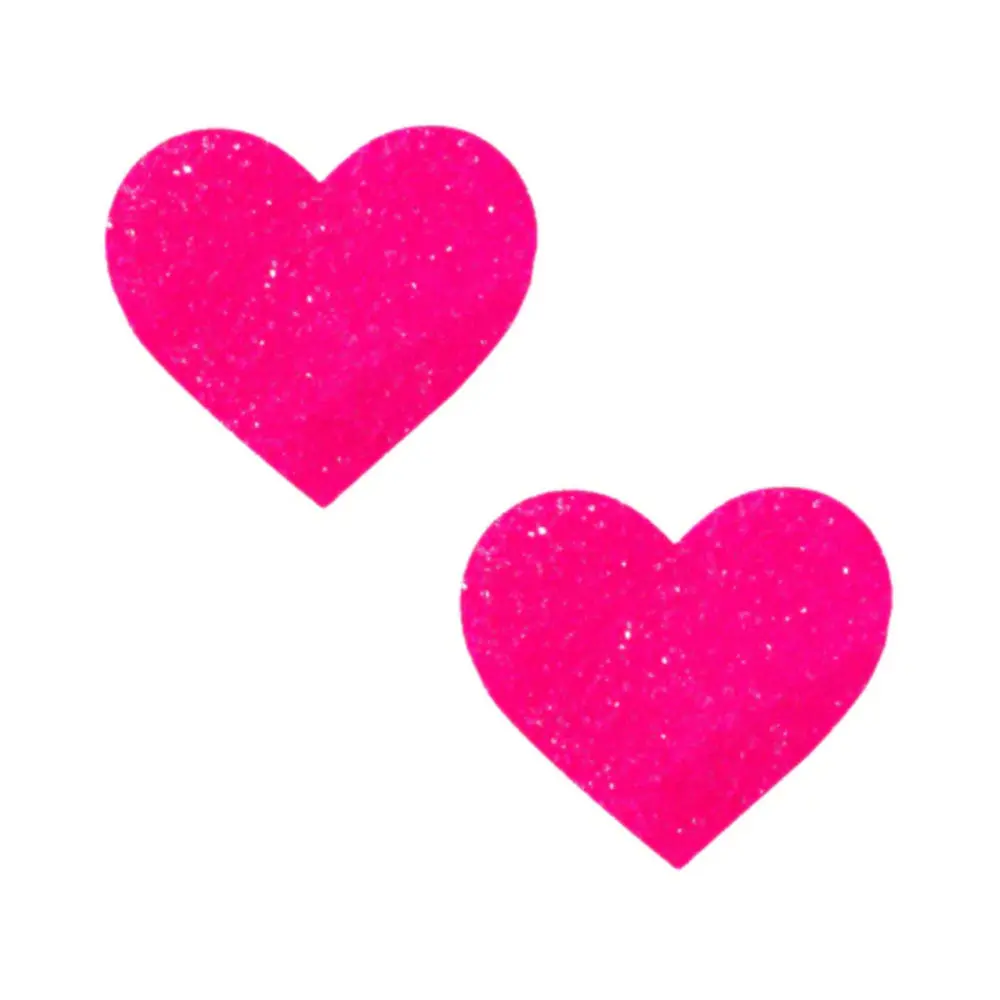 Neva Nude Pasty Super Sparkle Pink Blacklight Glitter 1
