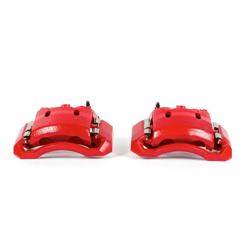 Power Stop 06-08 Dodge Ram 1500 Front Red Calipers W/Brackets - Pair 1