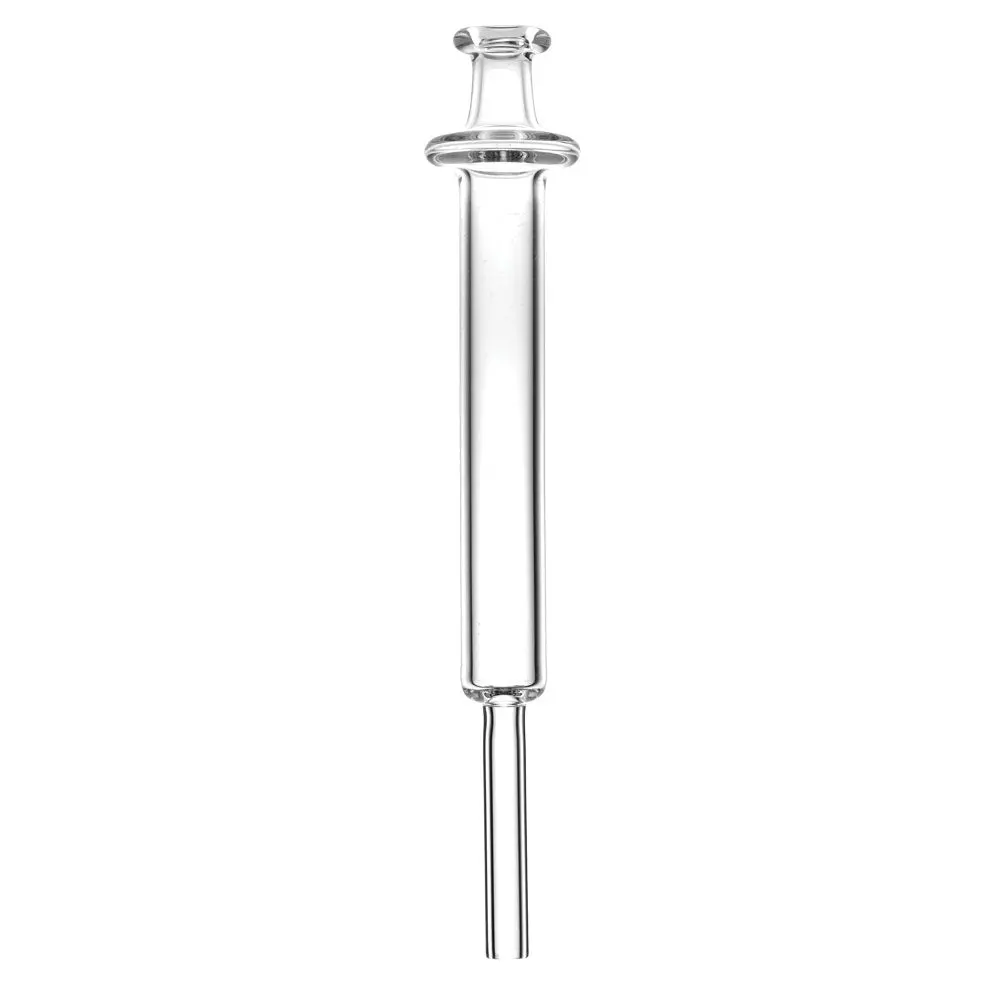 Quartz Minimalist Syringe Dab Straw 1