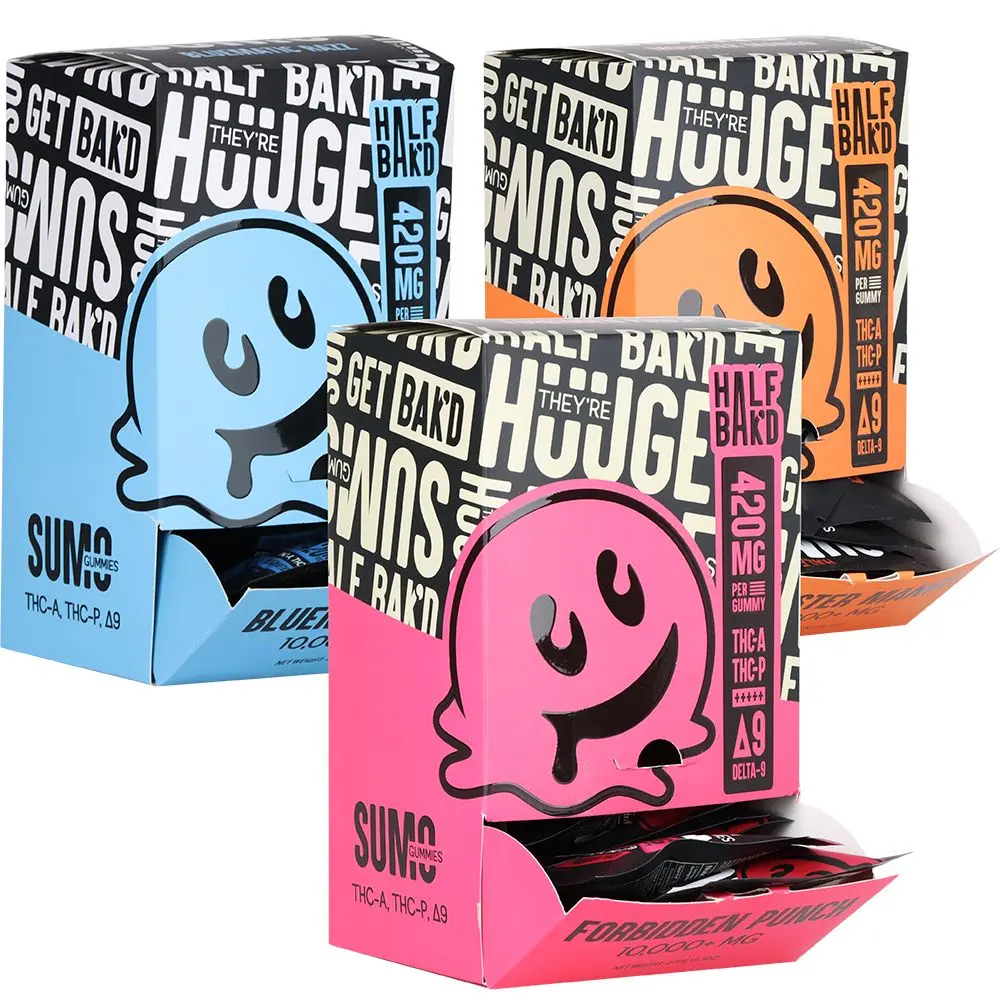 Half Bak'd Sumo Thca, Thcp & D8 Gummies 1