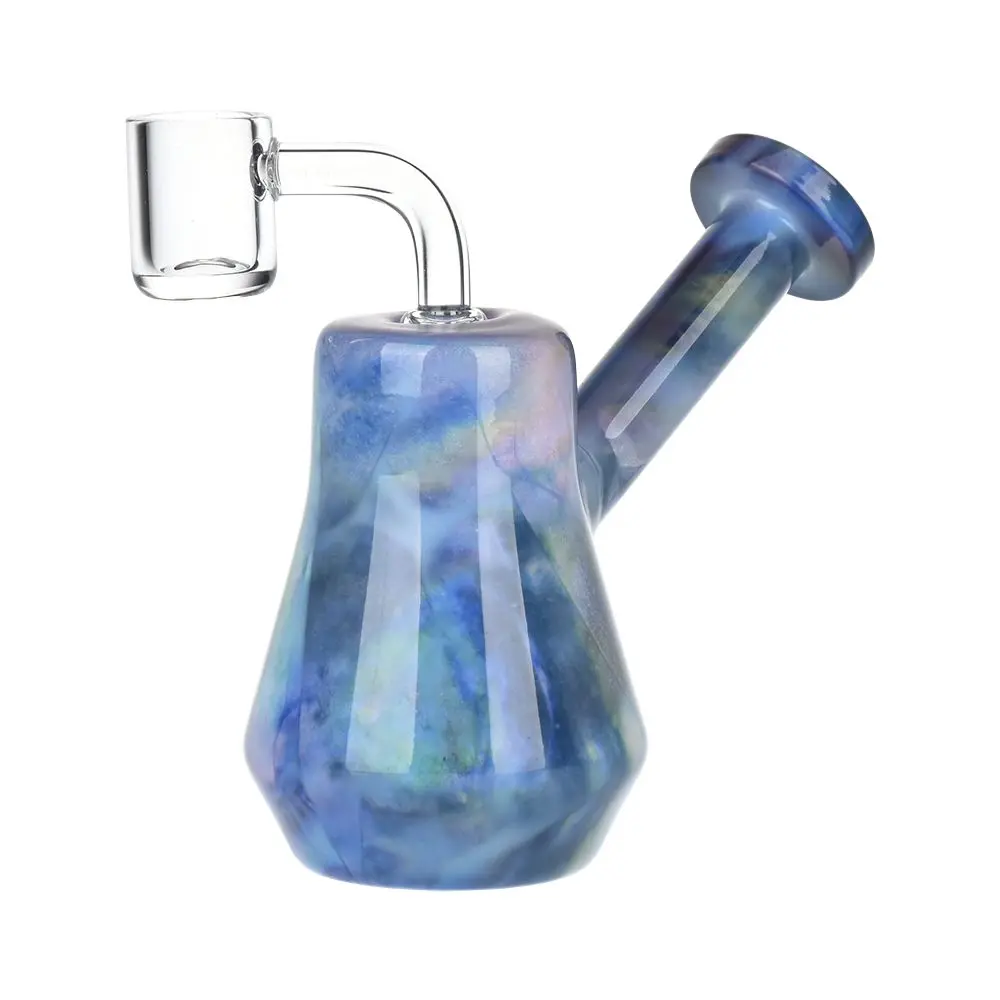 Marbled Mini Glass Dab Rig - 4" / 14Mm F / Colors Vary 1