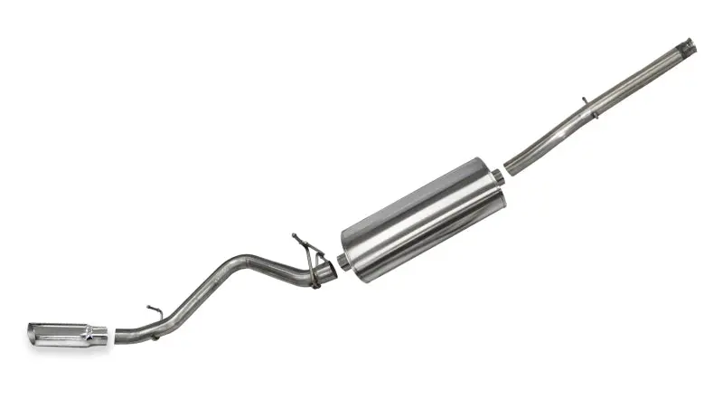 Corsa 2014-19 Chevy Silverado Cred Cab/Standard Bed 1500 5.3L V8 Polished Sport Single Side Exhaust 1