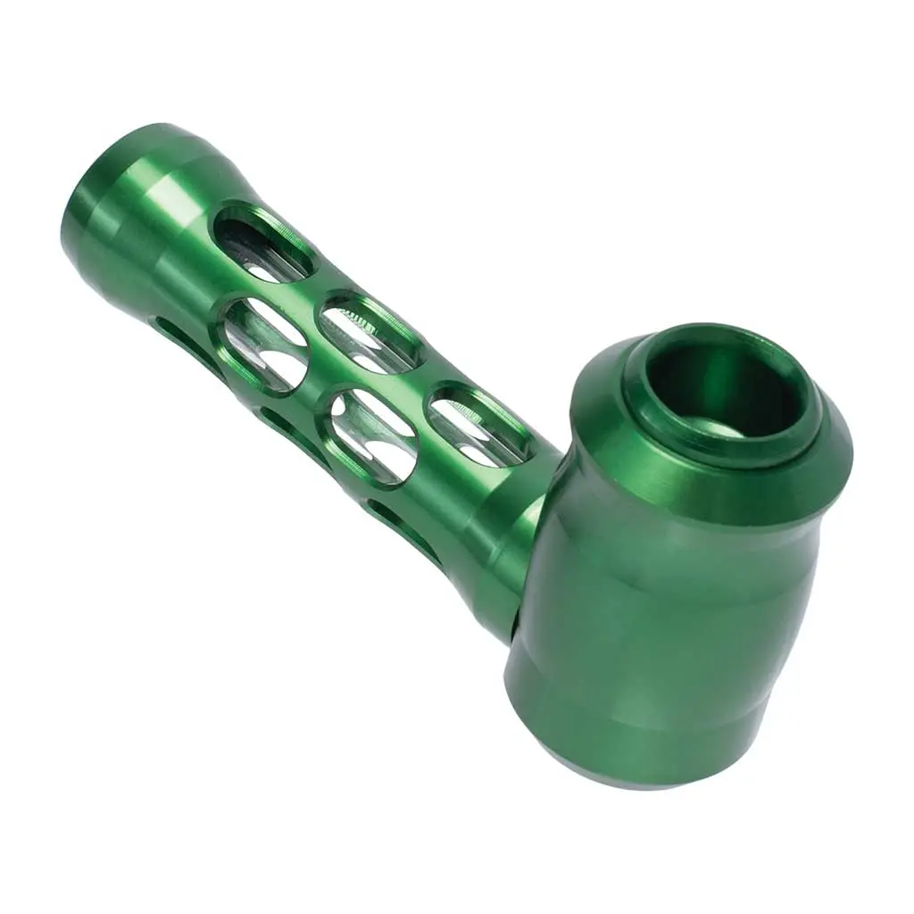 Aluminum Glass Perforated Hand Pipe 4