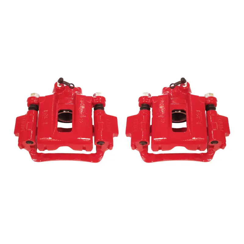 Power Stop 03-09 Toyota 4Runner Rear Red Calipers W/Brackets - Pair 1