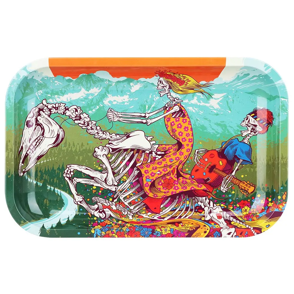 Grateful Dead X Pulsar Metal Rolling Tray - Dead Horse / 11" X 7" 1