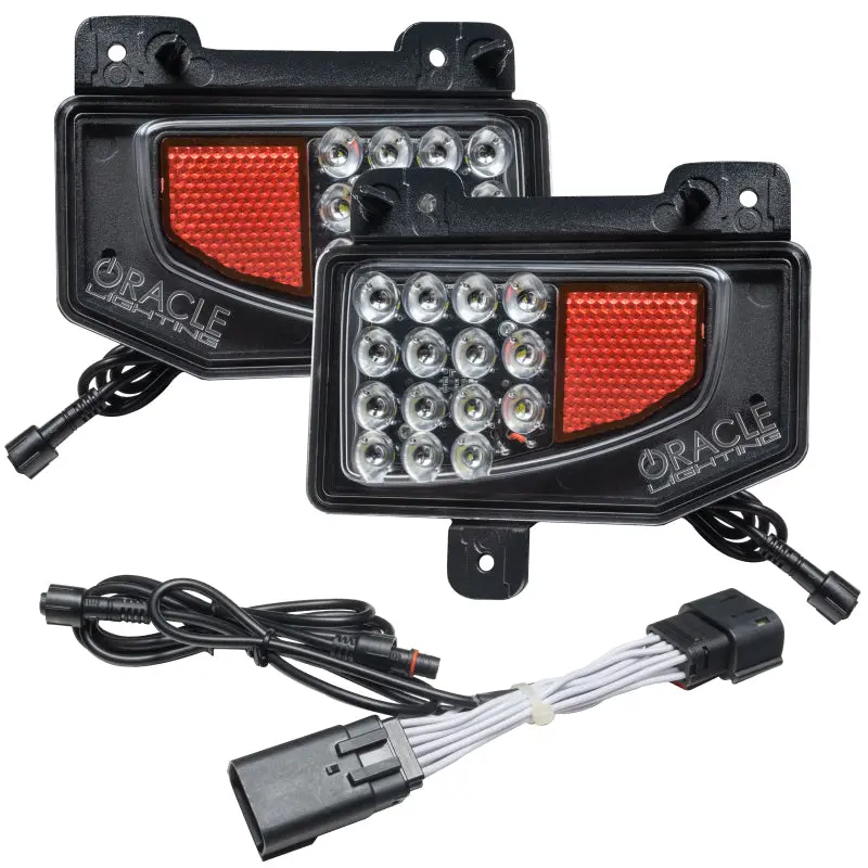 Oracle Jeep Gladiator Jt Rear Bumper Led Reverse Lights W/ Plug & Play Harness - 6000K See Warranty 1
