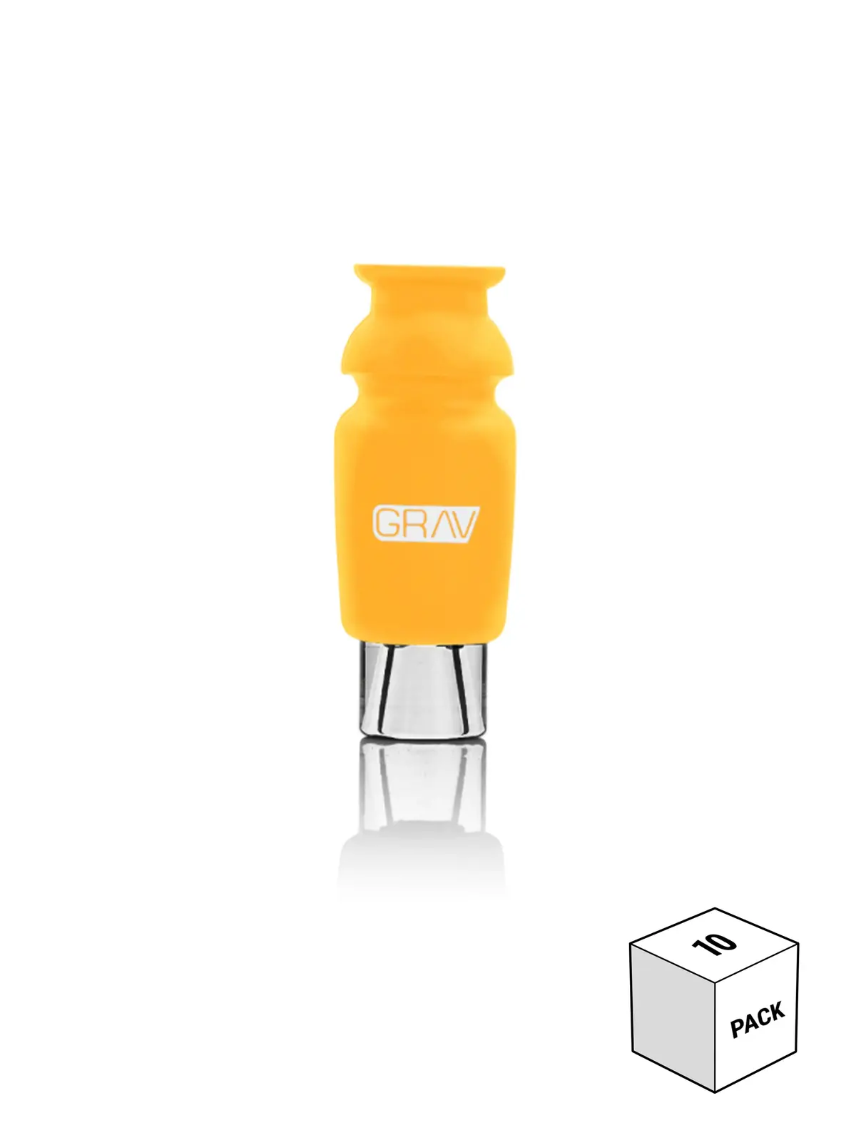 Grav® Silicone-Capped Glass Crutch 10Packs 4