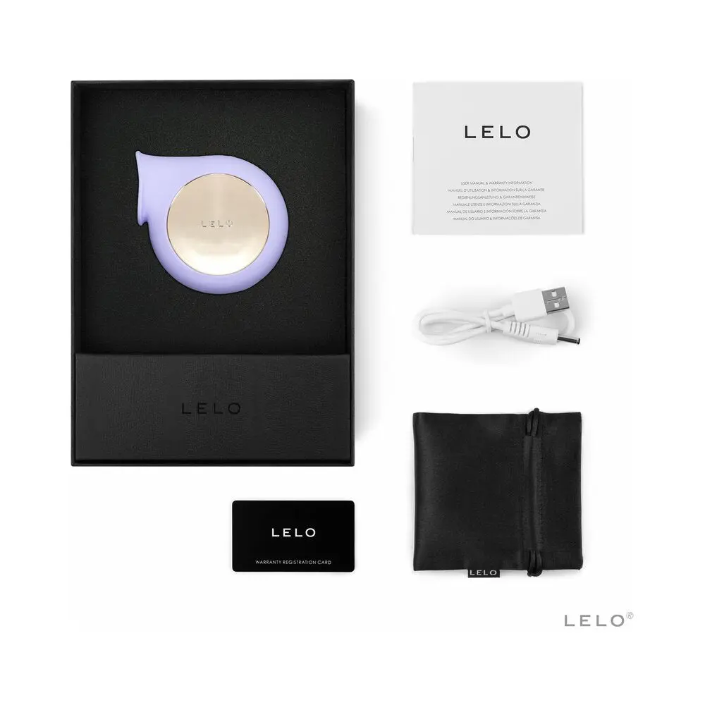 Lelo Sila Rechargeable Sonic Clitoral Stimulator Lilac 1