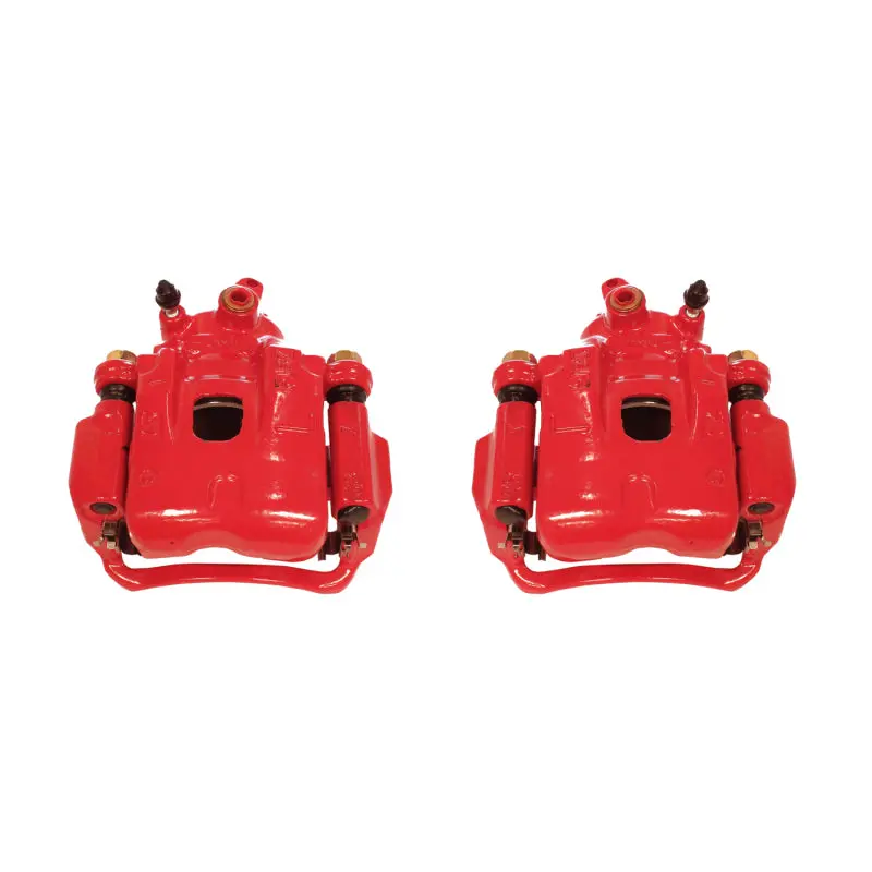 Power Stop 95-04 Toyota Tacoma Front Red Calipers W/Brackets - Pair 1
