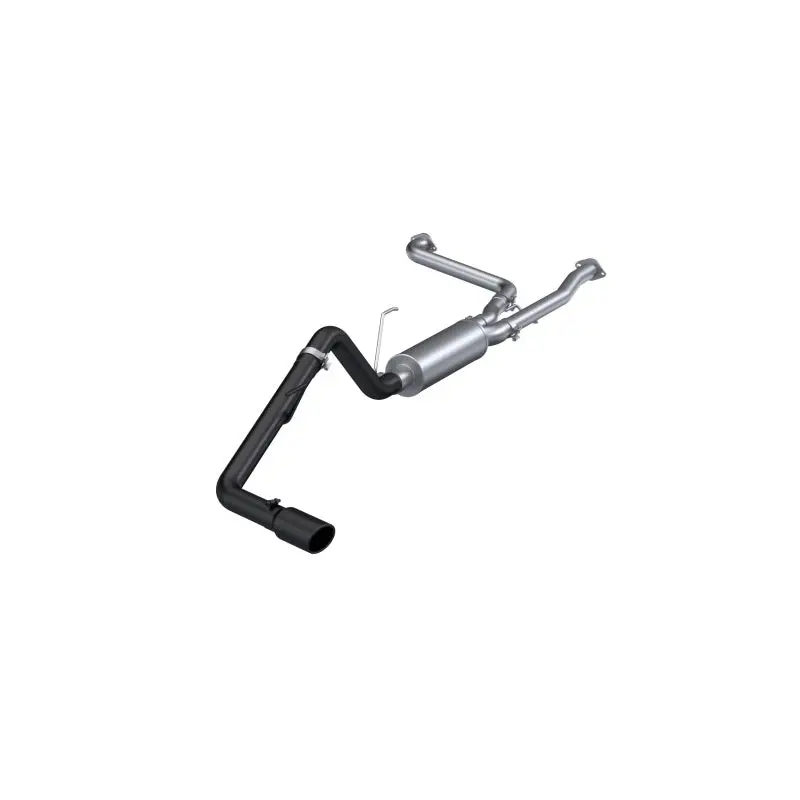 Mbrp 22-23 Nissan Frontier 3.8L 3In Tip 3In Cat Back Single Side Exit Street Profile - Black Coated 1