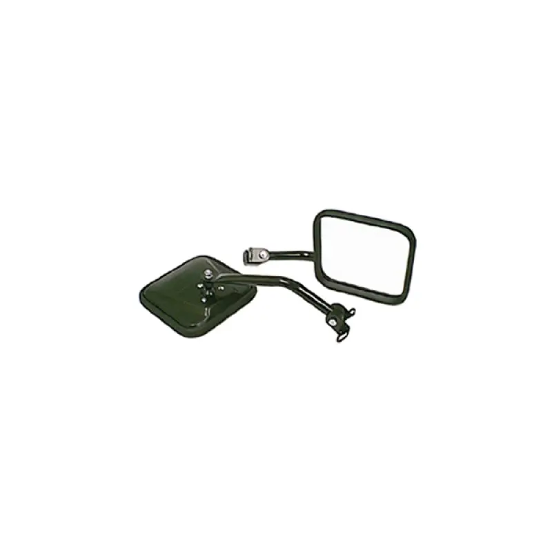 Rugged Ridge 87-95 Jeep Wrangler Yj Black Cj-Style Side Mirror Kit 1