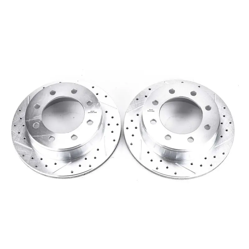Power Stop 02-06 Chevrolet Avalanche 2500 Rear Evolution Drilled & Slotted Rotors - Pair 1