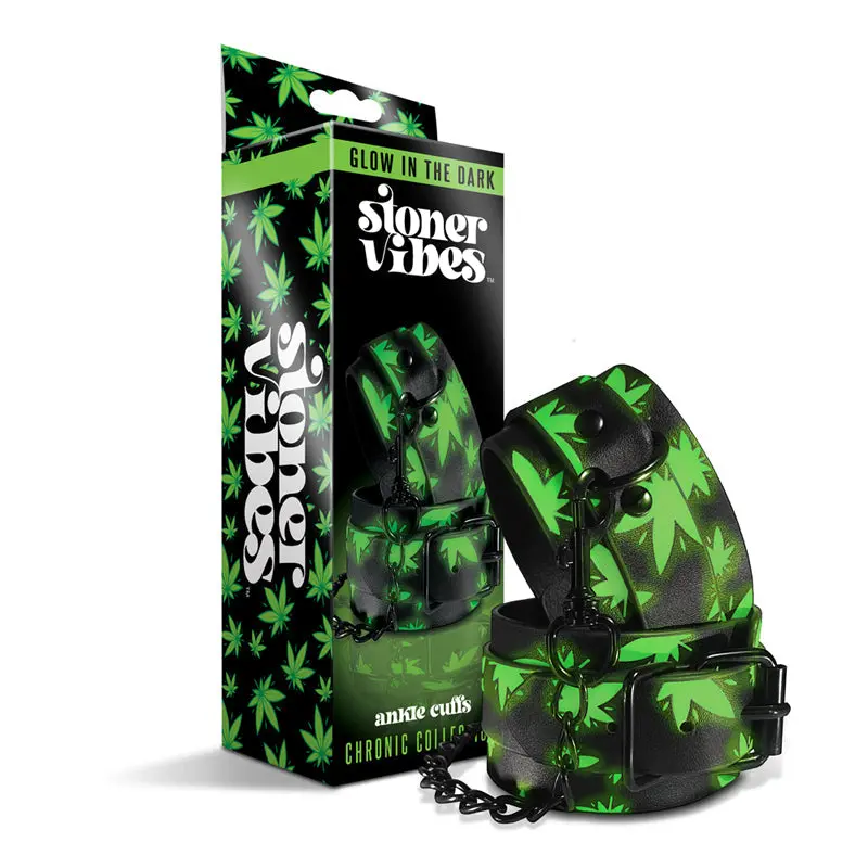 Stoner Vibes Chronic Collection Glow In The Dark Ankle Cuffs 1