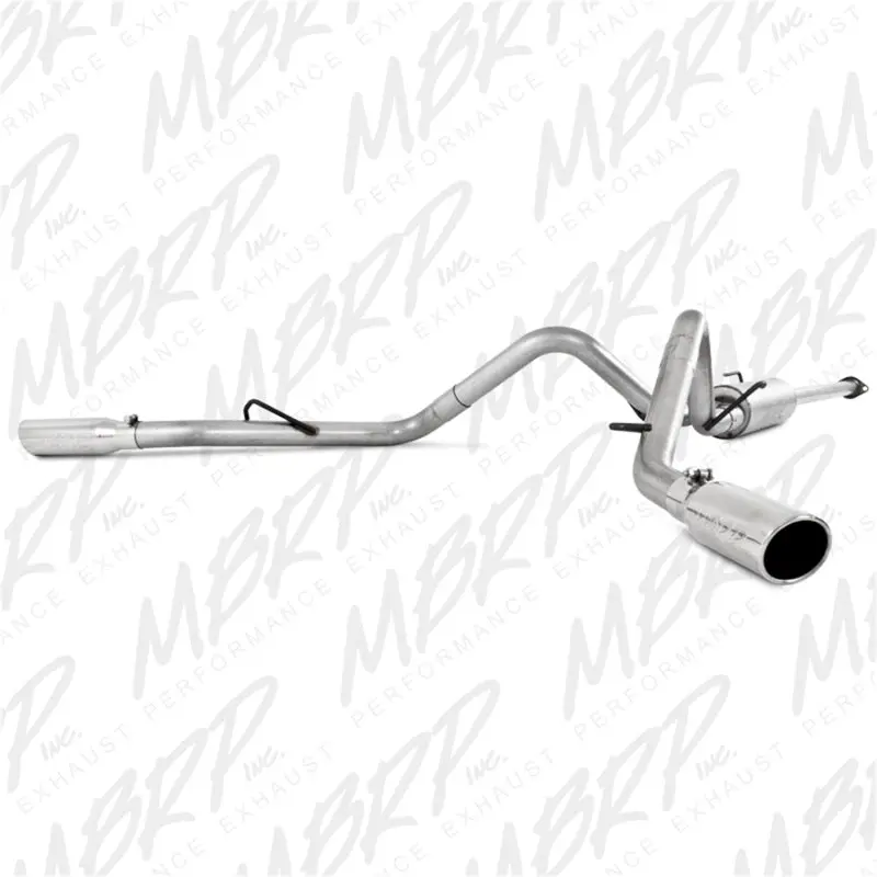 Mbrp 05-13 Toyota Tacoma 4.0L Ec/Cc Al Dual Split Side Cat Back Exhaust 1