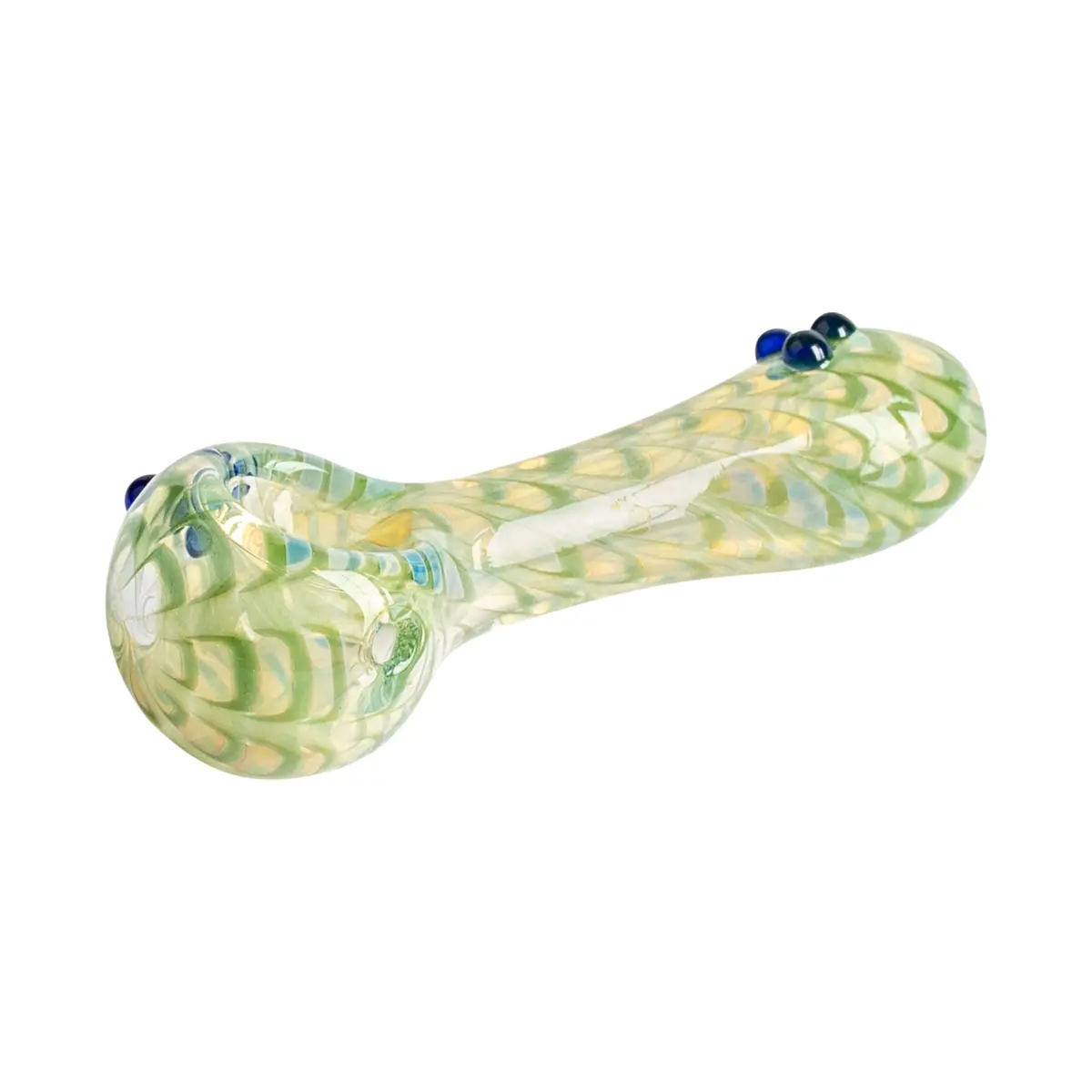 Red Eye Glass 3.25" Zippy Glass Spoon 1