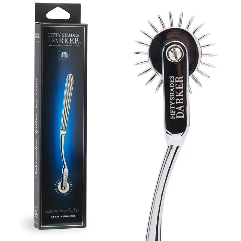 Fifty Shades Darker Adrenaline Spikes Metal Pinwheel 1