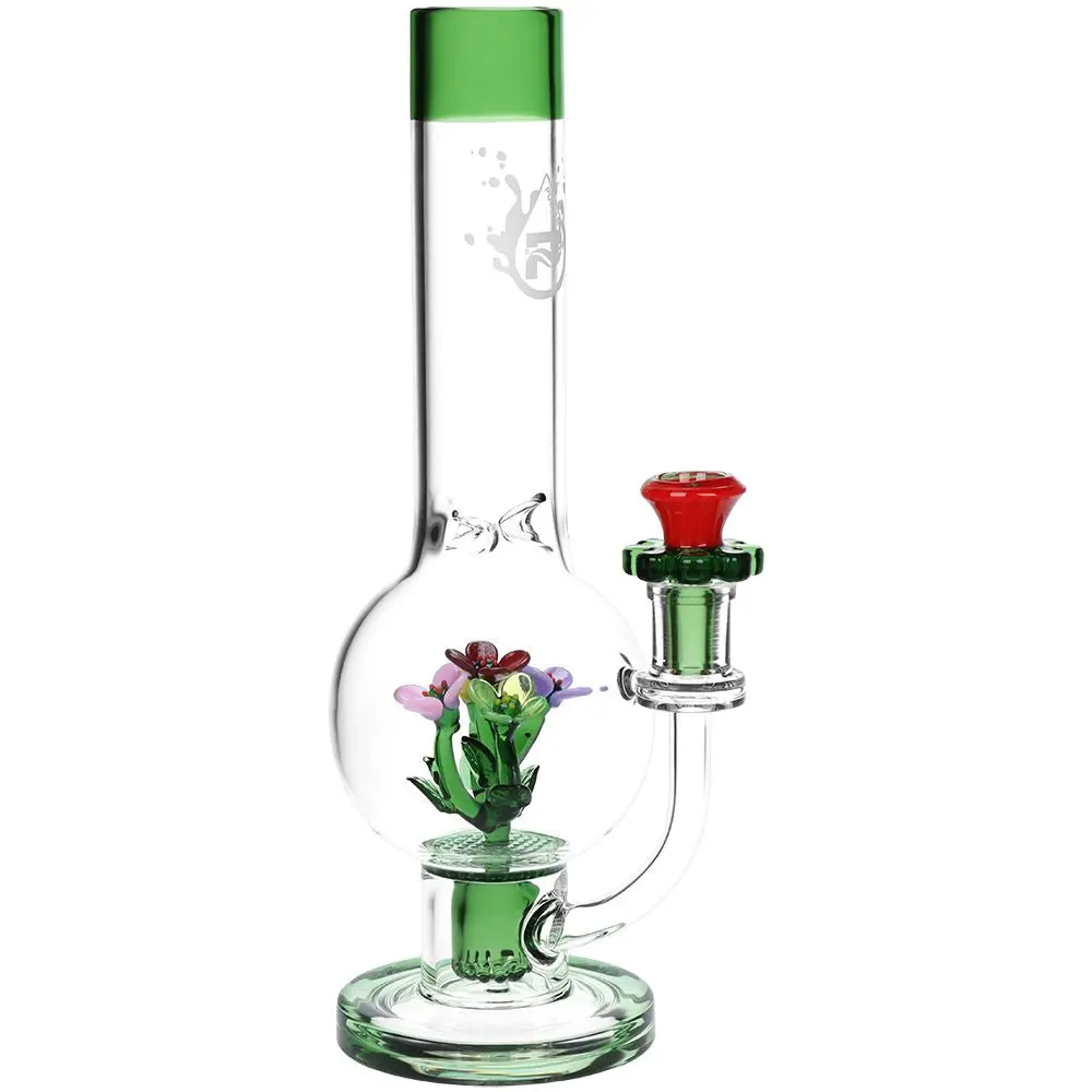 Pulsar Chill Flowerz Glass Water Pipe - 12" /14Mm F 1