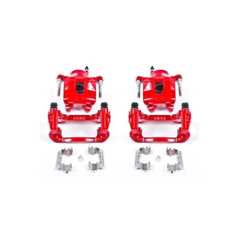 Power Stop 05-10 Scion Tc Front Red Calipers W/Brackets - Pair 1