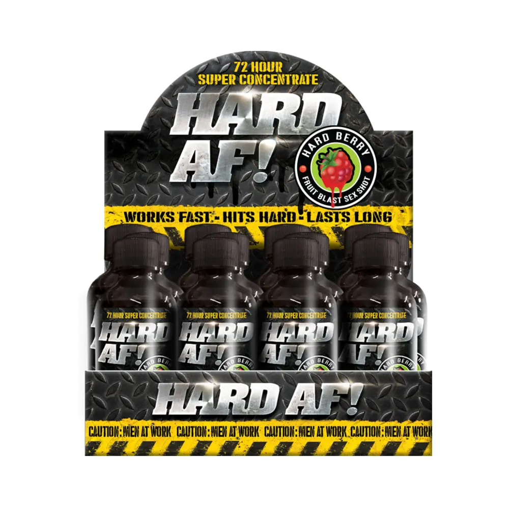 Hard Af Male Enhancement Shot 2 Oz. 12-Piece 1
