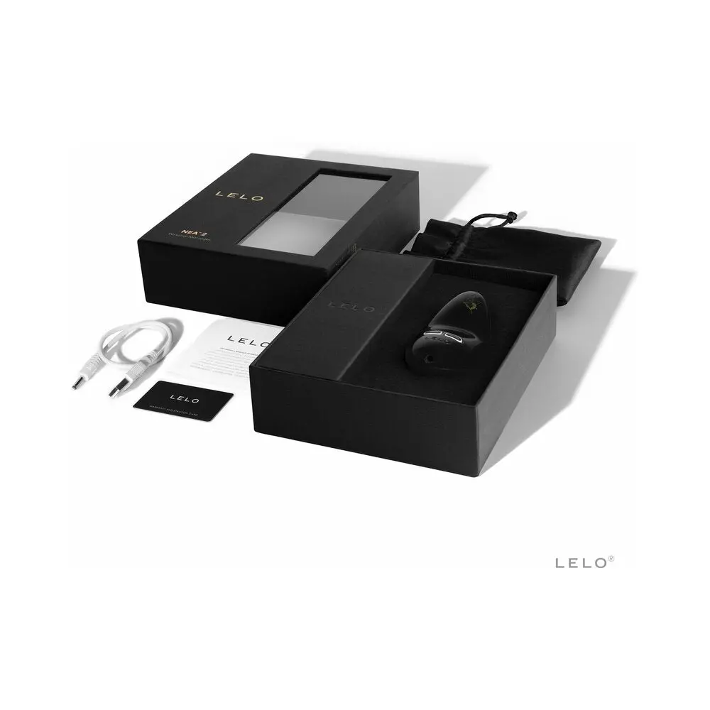 Lelo Nea 2 Rechargeable Mini Vibrator Obsidian Black 1