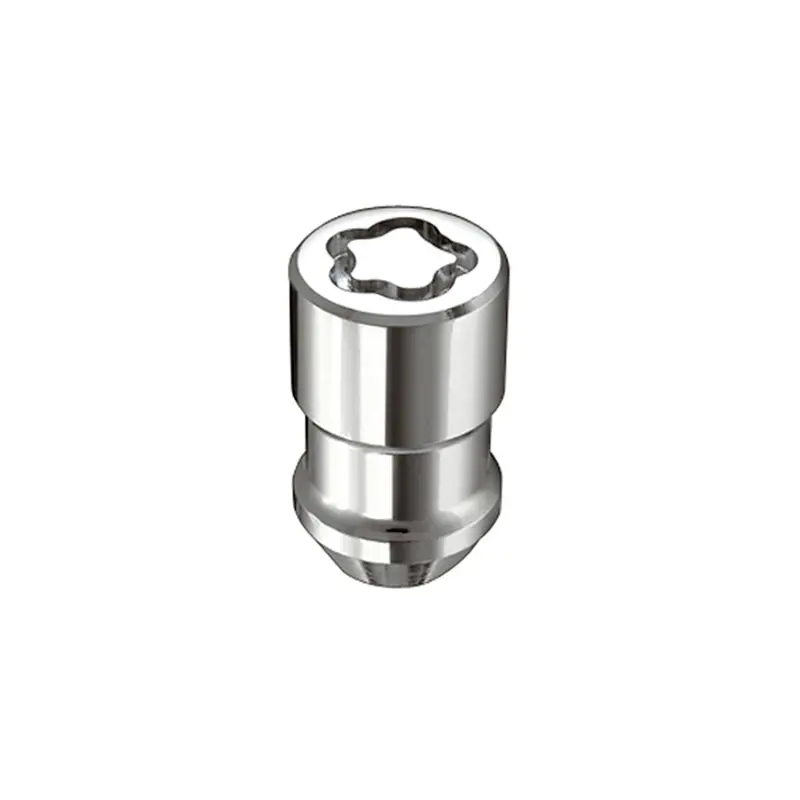 Mcgard Wheel Lock Nut Set - 4Pk. (Cone Seat) M12x1.5 / 19Mm & 21Mm Dual Hex / 1.46In. L - Chrome 1