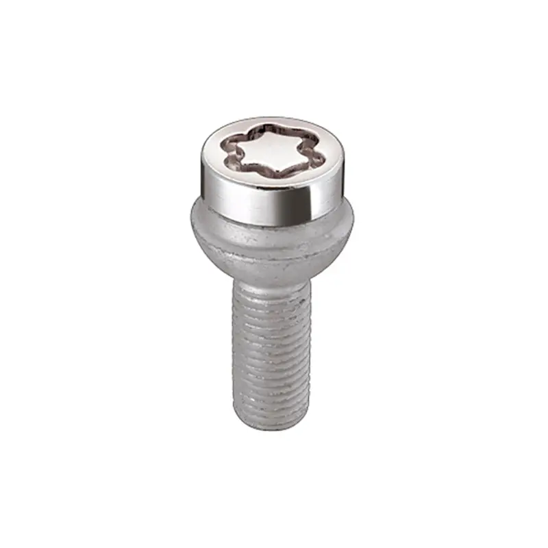 Mcgard Wheel Lock Bolt Set - 4Pk. (Radius Seat) M14x1.5 / 17Mm Hex / 27.0Mm Shank Length - Chrome 1